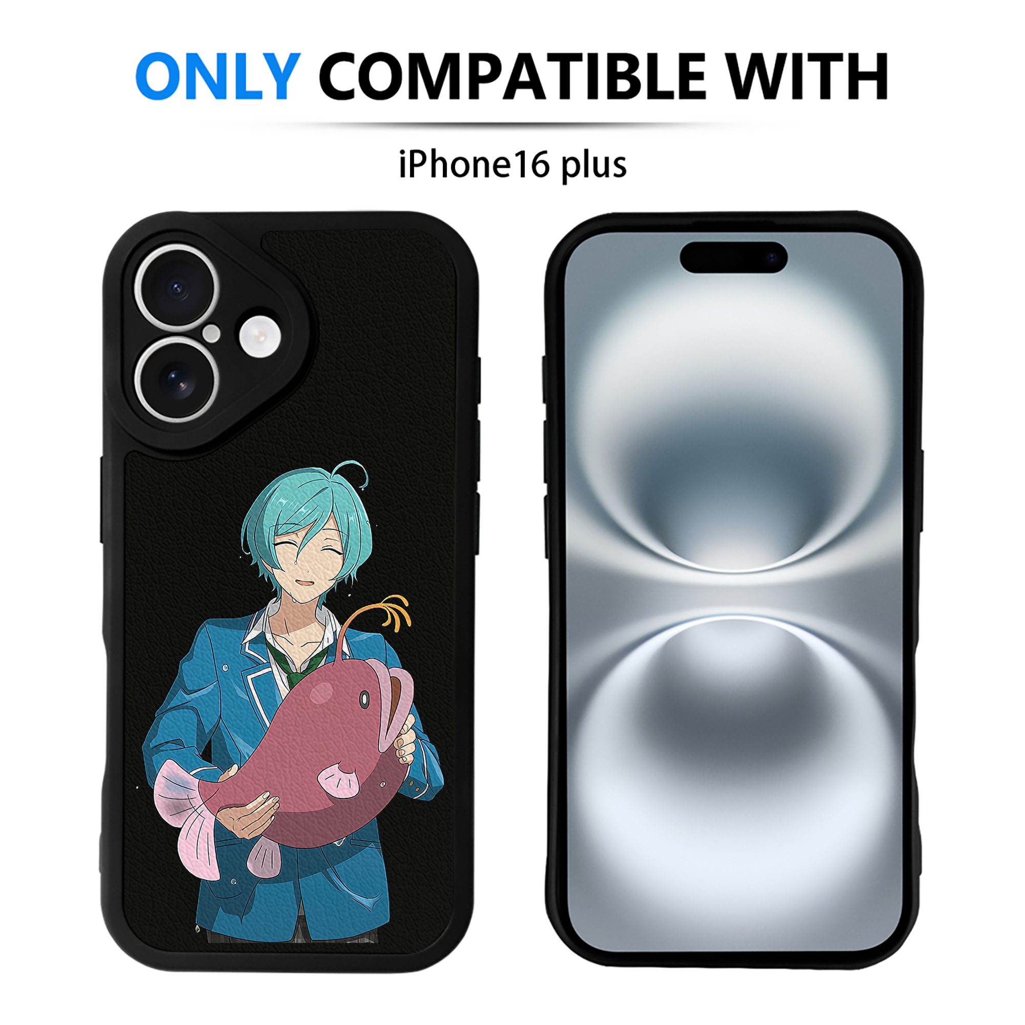 （画像用） あんさんぶるスターズ! Ensemble Stars 【iPhone 16シリーズ対応】シリコンスマホケース（レザー調） 材質：シリコン